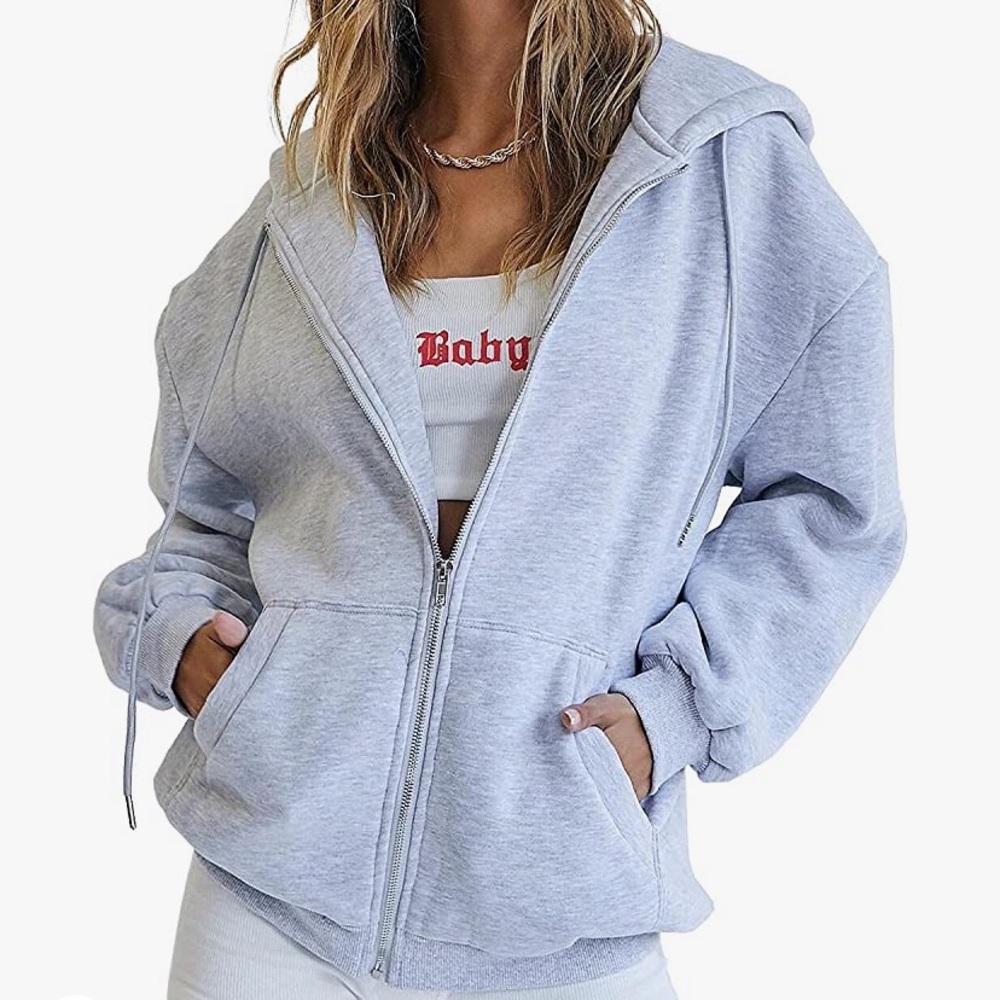 Fully Zip Oversized Hoodie